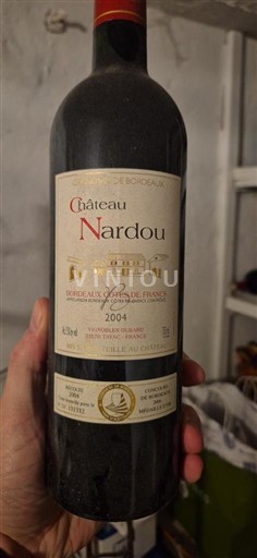 Bordeaux Bordeaux superiore Château Nardou 2004