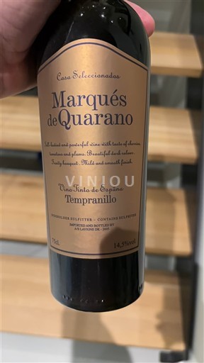 La Rioja Rioja Marqués de Quarano Non Millésimé