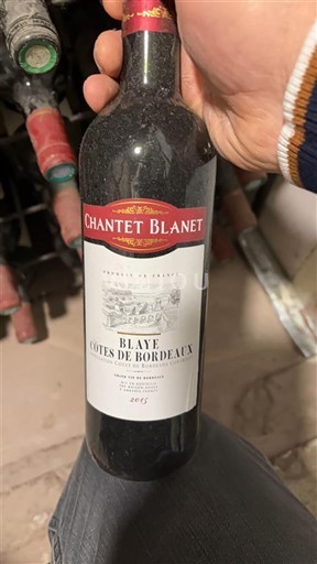 Bordeaux Blaye-Côtes-de-Bordeaux Chantet Blanet 2015