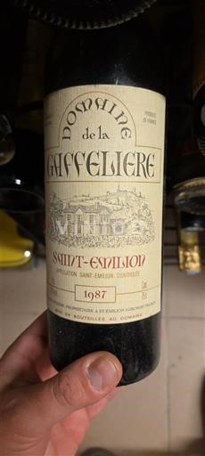 Bordeaux Saint-Émilion Domaine La Gaffelière 1987