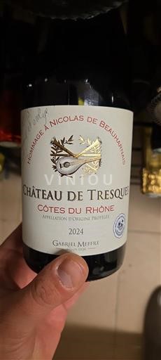 Valle del Ródano Côtes del Ródano Château Tresques Hommage à Nicolas de Beauharnais 2024