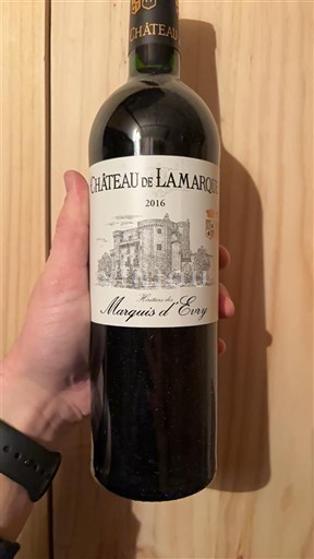Bordeaux Haut-Médoc Château Lamarque Sélection du Marquis d'Evry 2016