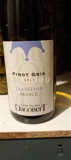Alsace Pinot Grigio Cave du Roi Dagobert Tradition 2023
