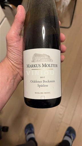 Moselle Mosel Markus Molitor Ockfener Bockstein Spätlese Riesling 2017