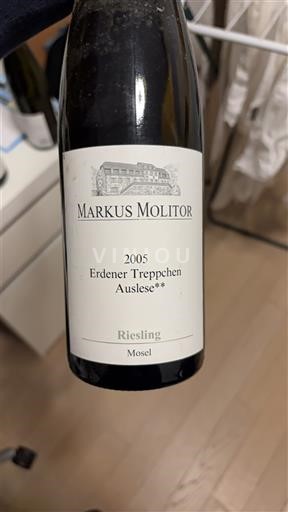 Moselle Mosel Markus Molitor Erdener Treppchen Auslese** 2005