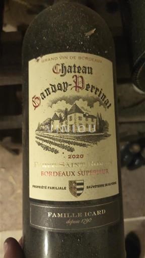 Bordeaux Bordeaux superiore Château Gardaya-Perrinat 2020