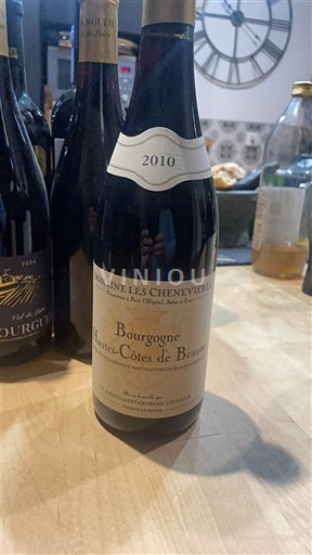 Бургундія Не вказано Domaine Les Chenevières 2010