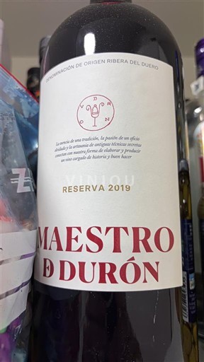 Castilië en León Ribera del Duero Maestro de Durón Reserva 2019