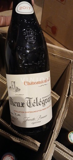 Valle del Ródano Châteauneuf-du-Pape. Domaine Vieux Télégraphe 2017