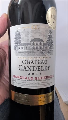 Bordeaux Bordeaux superiore Château Candeley 2014