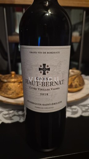 Bordeaux Puisseguin-Saint-Émilion Croix de Haut-Bernat Vieilles Vignes 2018