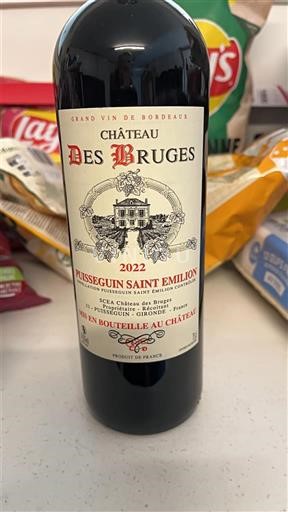 Bordeaux Puisseguin-saint-émilion Château S Bruges 2022
