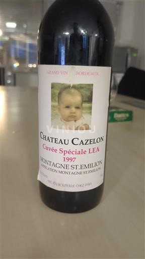 Bordeaux Montagne-Saint-Émilion Château Cazelon Spéciale LEA 1997
