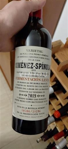 Andalusien Ikke specificeret Ximénez-Spínola Varietal de Uva Pedro Ximénez Fermentación Lenta 2019