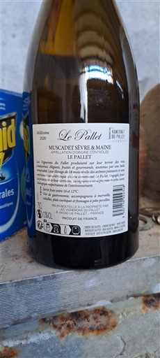 Loire Valley Muscadet Sèvre et Maine Vignobles du Pallet Le Pallet 2020