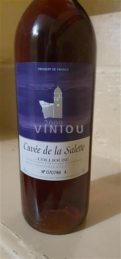 Roussillon Collioure Cuvée de la Salette 2009