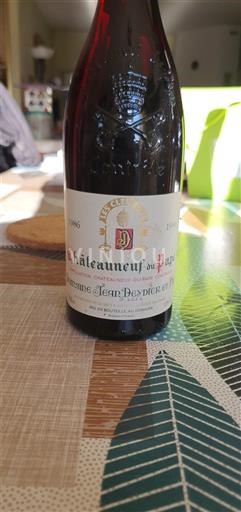 Valle del Ródano Châteauneuf-du-Pape. Domaine Jean Deydier et Fils 1986
