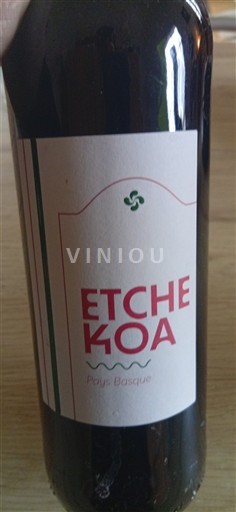 Vin Rouge sec Etche Koa Non millésimé France Sud-Ouest Vin de France