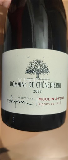 Beaujolais Moulin-à-vent Domaine Chénèpierre Vignes de 1913 2022