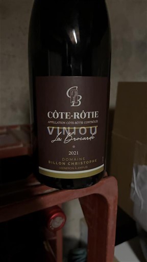 Vallée du Rhône Côte-rôtie Domaine Billon Christophe Les Brocarde 2021