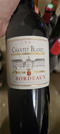 Burdeos Bordeaux Chantet Blanet 2005