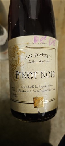 Vin Rouge sec Cave des Vignerons Non millésimé France Alsace Vin de France