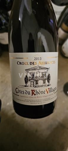 Údolí Rhôny Côtes-du-Rhône-villages Croix des Alliances 2013