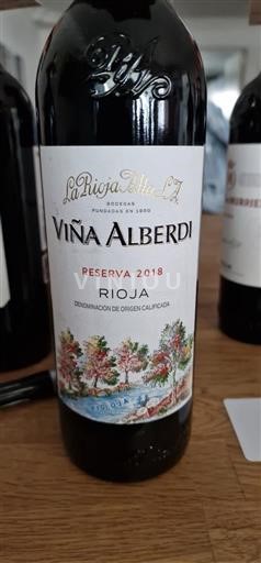 La Rioja Rioja La Rioja Alta Viña Alberdi Reserva 2018