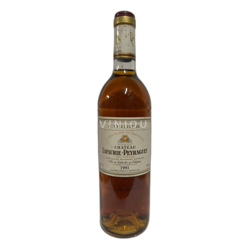 Bordeaux Sauternes Château Lafaurie-Peyraguey 1991