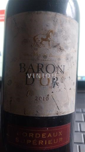 Bordeaux Bordeaux superiore Baron d'Or 2010