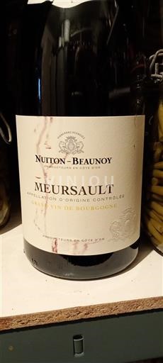 Bourgogne Meursault Nuiton-Beaunoy Non Millésimé