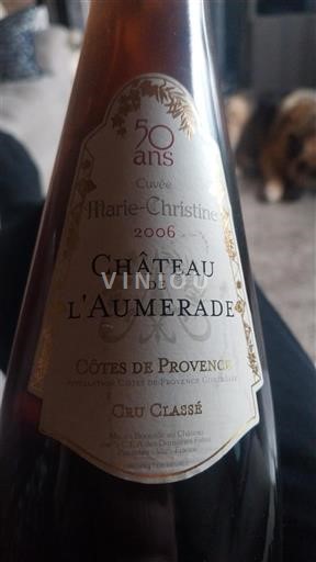 Provence Côtes-de-Provence Château L'Aumérade Marie-Christine 2006