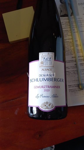 Alsacia No especificado Domaine Domaines Schlumberger Les Princes Abbés 2020