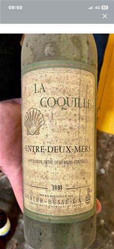 Bordeaux Entre-deux-mers La Coquille 1981