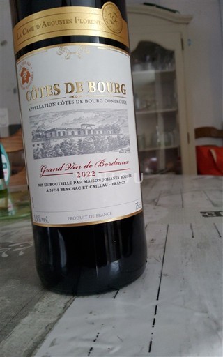 Bordeaux Côtes-de-bourg La Cave d'Augustin Florentin 2022