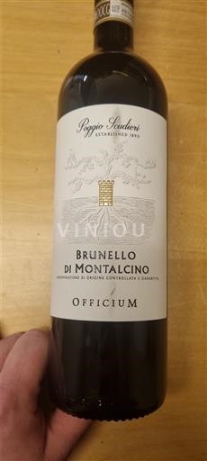 Toscane Brunello di Montalcino Poggio Scudieri Officium 2020