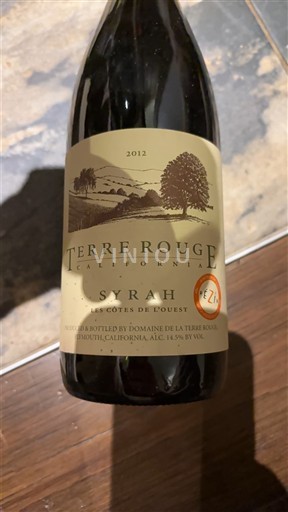 Californiske AVA'er Ikke specificeret Domaine La Terre Rouge Les Côtes de l'Ouest 2012