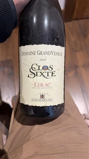 Vallée du Rhône Lirac Domaine Grand Veneur Clos de Sixte 2007