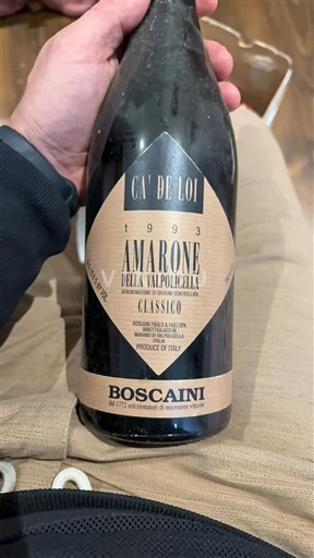 Benátsko Nespecifikováno Boscaini Ca' de Loi 1993