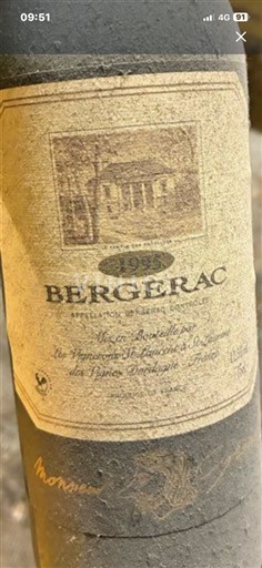 Sud-Ovest Bergerac Château Moulin Caresse 1985