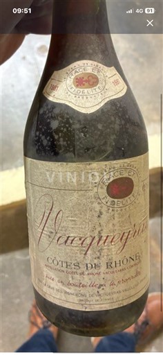 Thung lũng Rhône Côtes-du-rhône Vacqueyras 1981