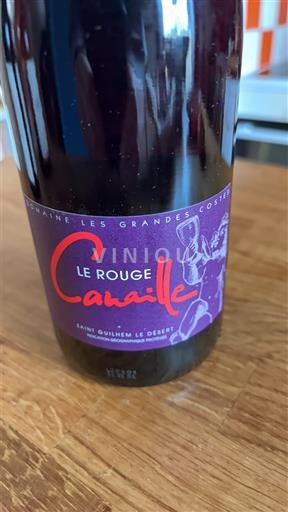 Languedoc und Roussillon Saint-Guilhem-le-Désert Domaine Les Grandes Costes Le Rouge Canaille Ohne Jahrgang