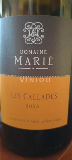 Languedoc y Rosellón Costas Catalanas Domaine Marié Les Callades 2023