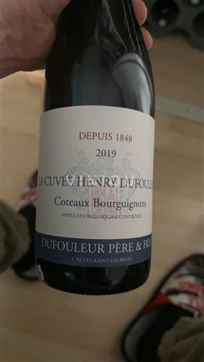 Burgund Burgunderhänge Dufouleur Père & Fils La Henry Dufouleur 2019