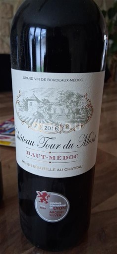 Bordeaux Haut-Médoc Château Tour du Mons 2016