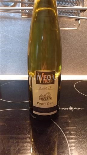 Vin Blanc demi-sec Pinot gris Tradition Victor Preiss 2022 France Alsace Vin de France