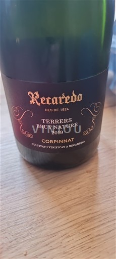 Vin Effervescent Blanc brut-nature Corpinnat Recaredo 2019 Espagne Aragon Carinena DO