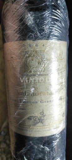 Bordeaux Saint-Émilion Grand Cru Virginie De Valandraud (saint Emilion Grand Cru Rouge) 2004