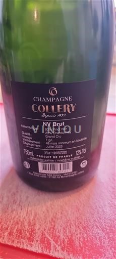 Champanhe Não especificado Grand Cru Collery NV Brut Não Sazonado