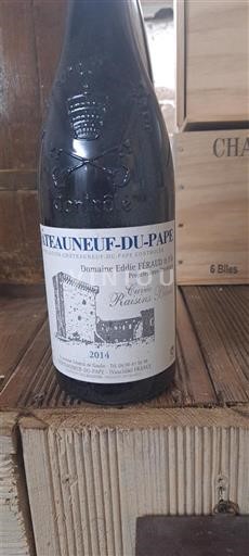 Vale do Ródano Châteauneuf-du-Pape Domaine Eddie Feraud et Fils Raisins Bleus 2014